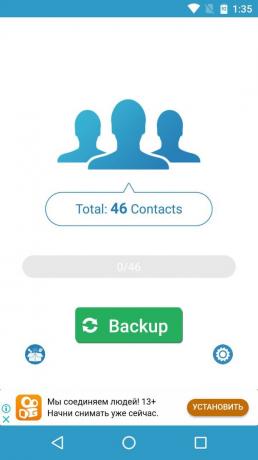 How to transfer contacts using the My Contacts Backup