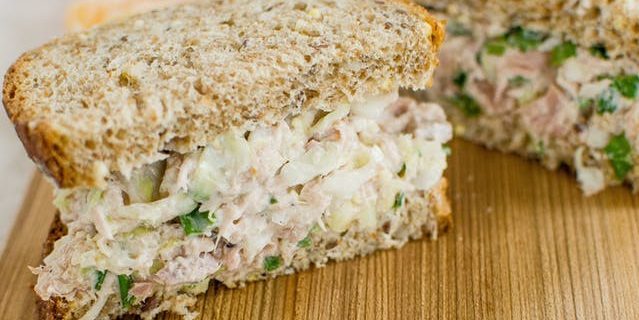 Dishes of cabbage: cabbage sandwiches and tuna