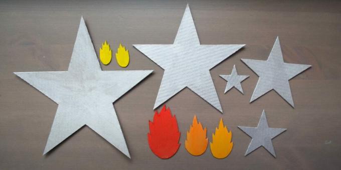 Crafts for May 9: Make stars and flames