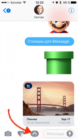 How to install applications in iMessage