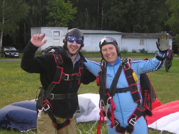 People with disabilities: Igor Annenkov, parachutist