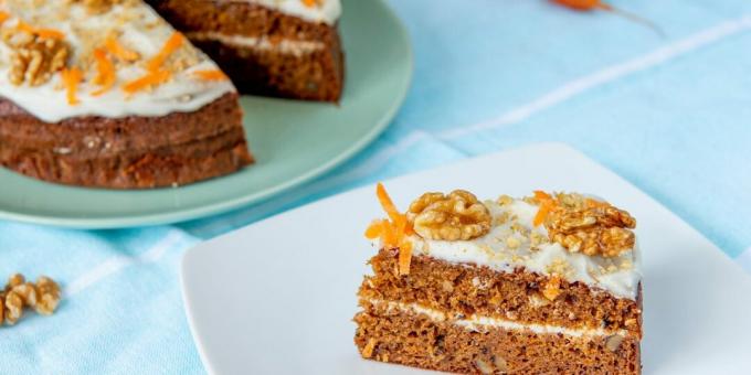 This dessert can even be served at night! Carrot PP Cake