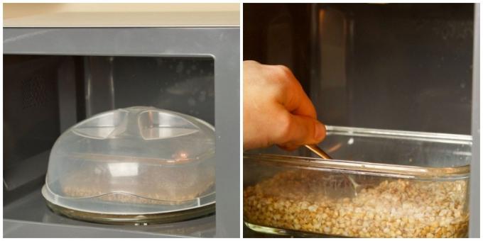 How to cook buckwheat porridge in the microwave
