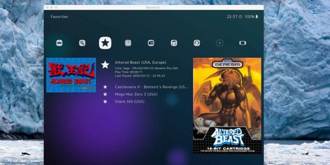 Add games to favorites in "Retroarch"