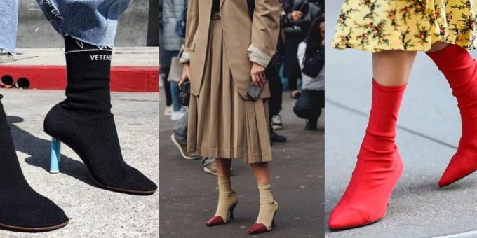 Fashionable shoes Fall-Winter 2019/2020: boots, stockings