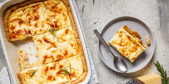 Swedish cheese pie