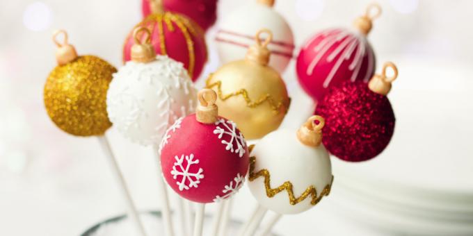 New Year's cake pops 