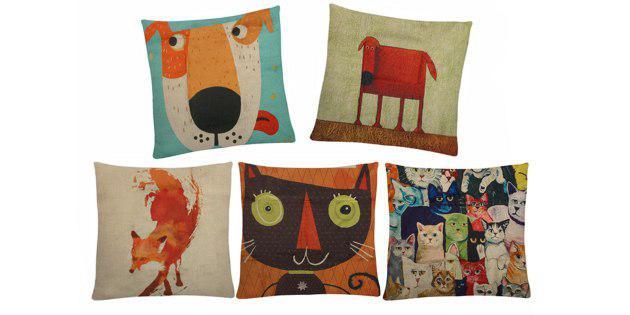 Pillows with prints