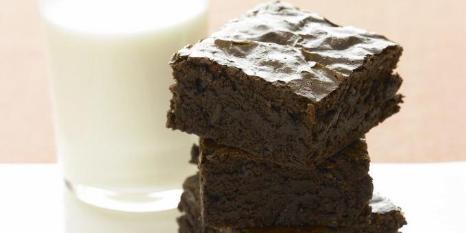 The best recipes with ginger: ginger-chocolate brownie