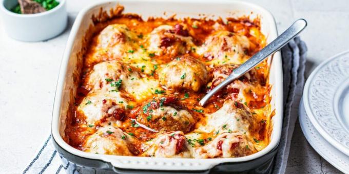 Turkey meatballs baked in the oven