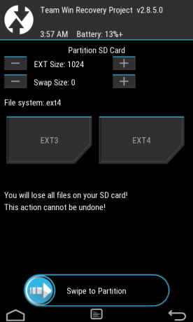 How to move an application to the memory card: