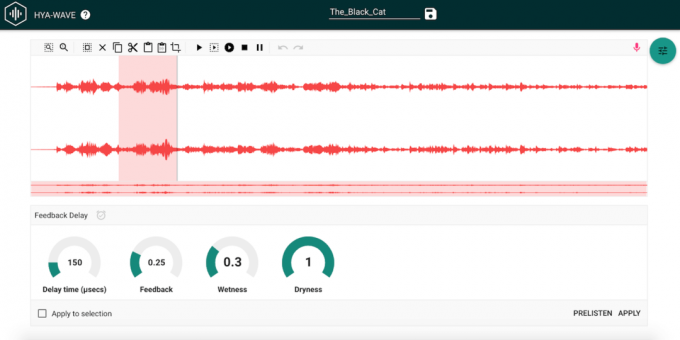 Audio editor Hya-Wave