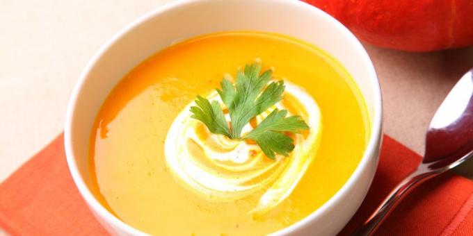 Cream soups recipes: Pumpkin soup