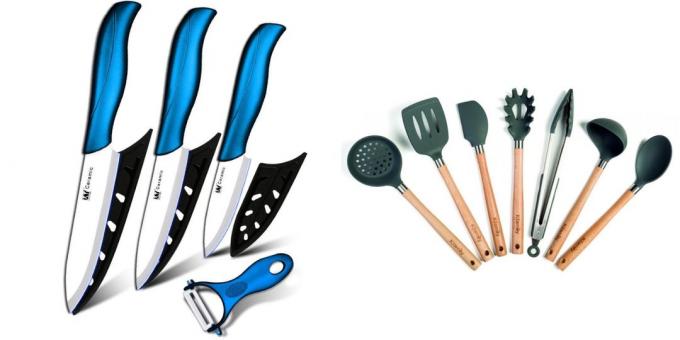 what to give Grandma a birthday: a set of kitchen utensils