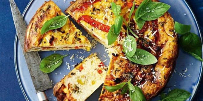 What to cook for breakfast: frittata