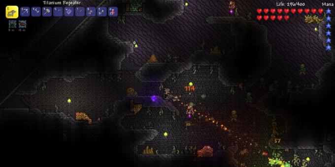Game about survival: Terraria