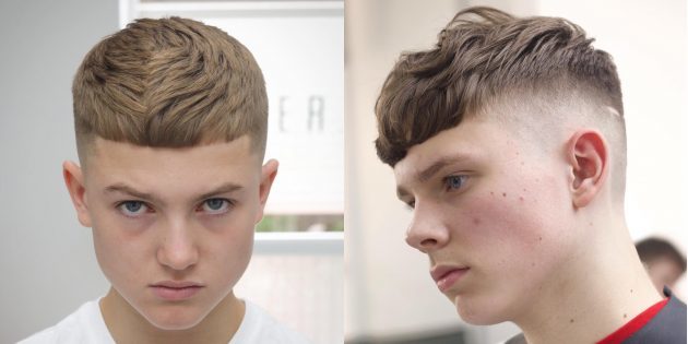 Trendy men's haircuts for classics fans: crop