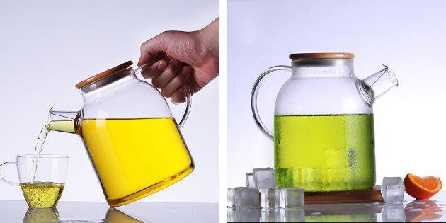 transparent teapot
