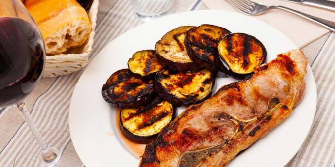 Grilled Eggplant with BBQ Sauce