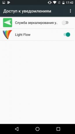 Notification LED Light Flow