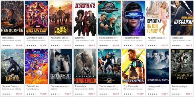 The best content from Google Play: Movies