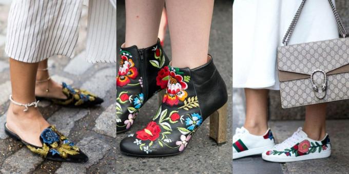Women's Shoes: Shoes with embroidery