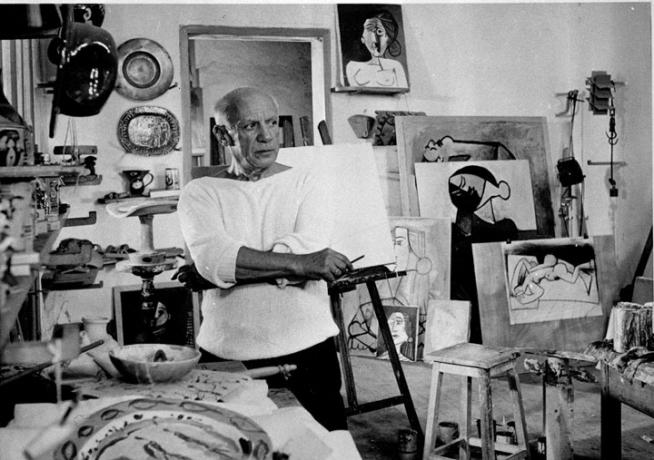 Pablo Picasso, Spanish painter and sculptor