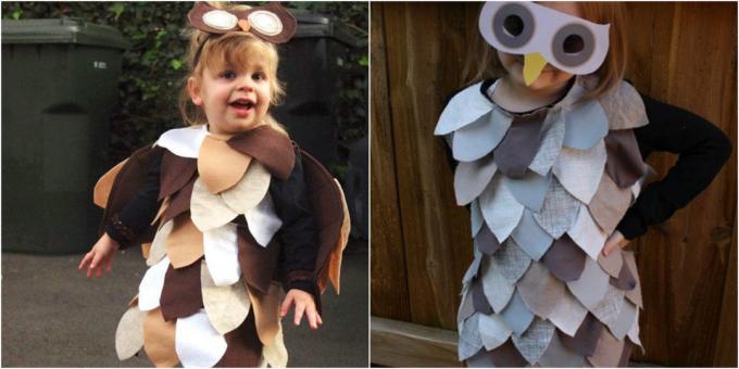 Christmas costumes with their own hands: Owl