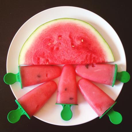 dishes of watermelon