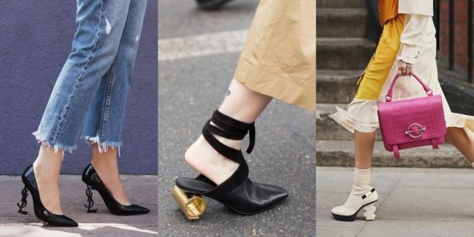 Women's Shoes: Shoes with a sculptural heel