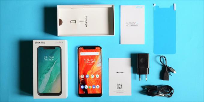 Smartphone Overview Ulefone X: Options