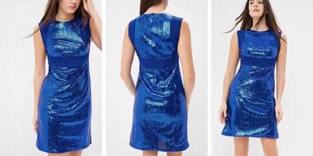 Dress with shiny finish by Gregory