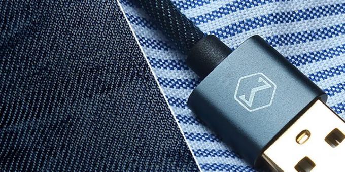 Cable for iPhone from China: Mcdodo Denim Lightning Data Cable
