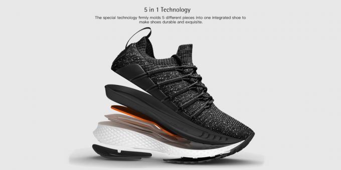 Sneakers Xiaomi Mijia 2 Fishbone: sole design