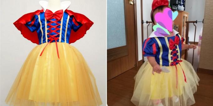 New Year costumes for children: Snow White