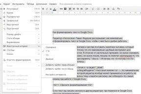 6 simple rules of text formatting in Google Docs, so as not to enrage the editor