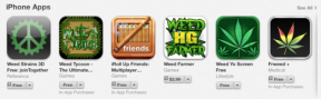 Removed from the App Store Weed Firm - a popular game about growing marijuana