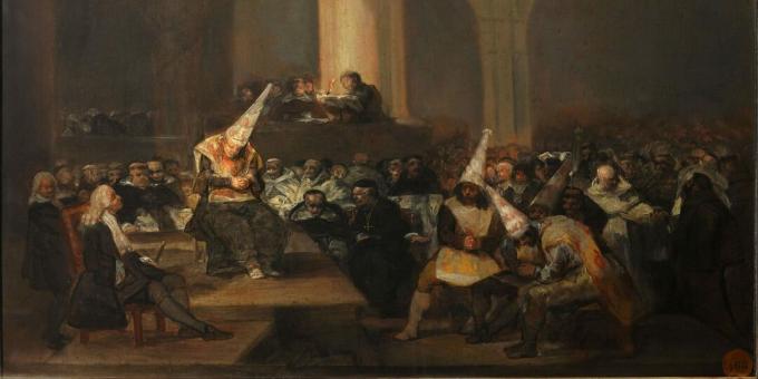 "Tribunal of the Inquisition" by Francisco Goya