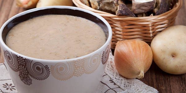 Recipe: Cream soup with mushrooms and potatoes