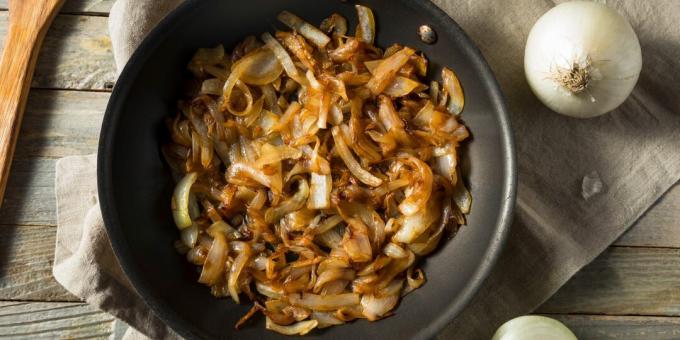 Tender caramelized onions