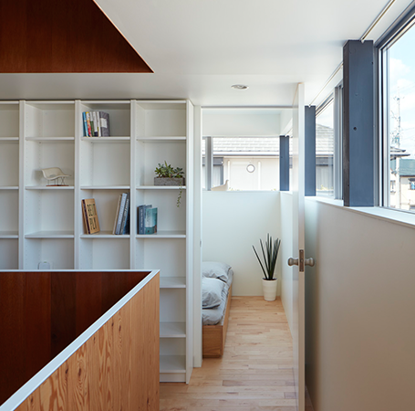 House with a basketball court inside