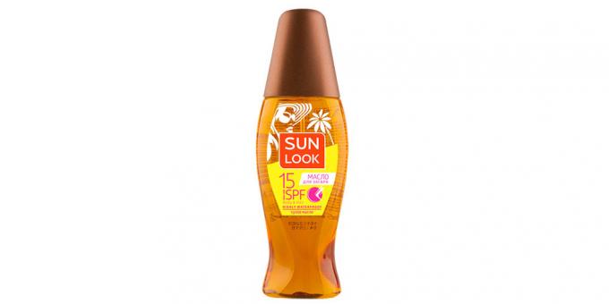 Dry oil for tanning Sun Look