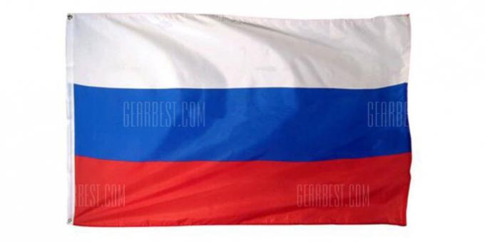 Sports attributes: Russian flag