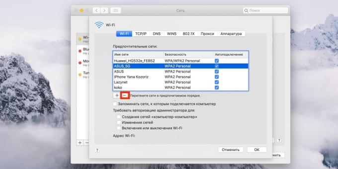 When not connected Mac Wi-Fi can help remote network and then reconnect
