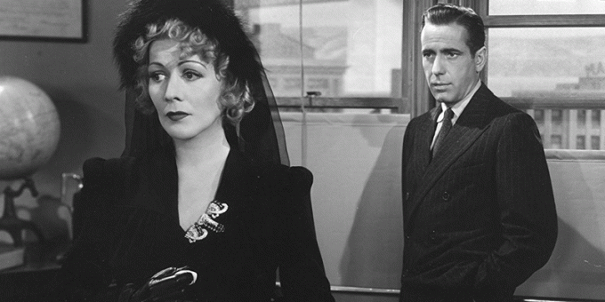 Films about strong women: Mary Astor in the "Maltese Falcon"