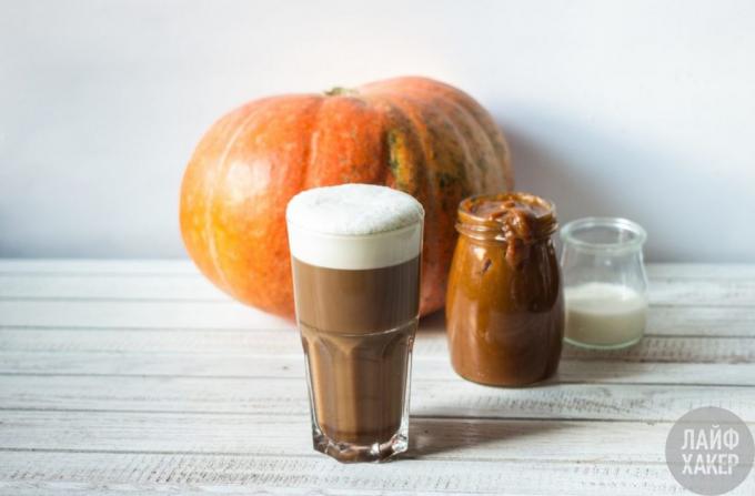 Pumpkin Latte and balances syrup