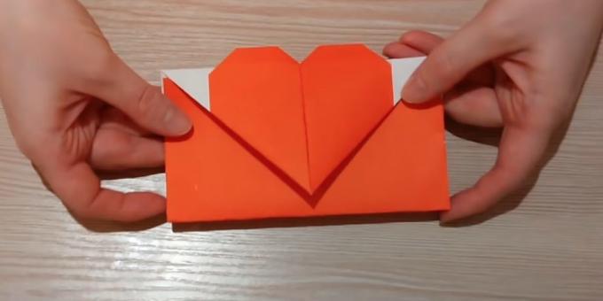 How to make an envelope with the figures in the art of origami