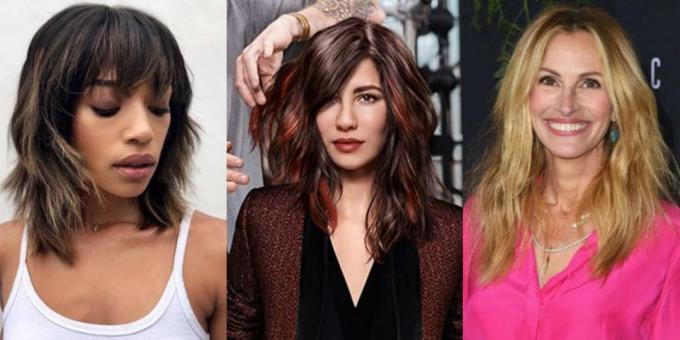 Trendy women's haircuts in 2019: a texture cascade