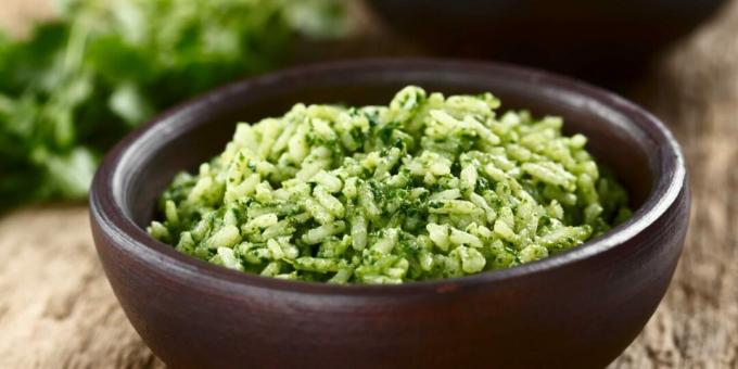 Mexican green rice