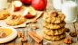 Oatmeal cookies with apple and whole grain flour